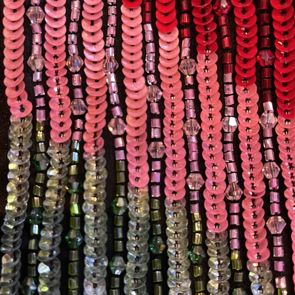 SOLD NWT Alice + Olivia Sequin & Beaded Jacket with Multi Colored Block Small - Picture 14 of 15